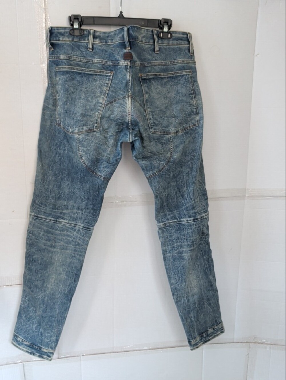 G-Star Raw 5620 3D Skinny  Men's Blue Jeans SZ 38 X 34" Grunge Streetwear - Picture 5 of 13